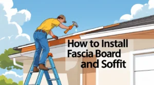 how to install fascia board and soffit