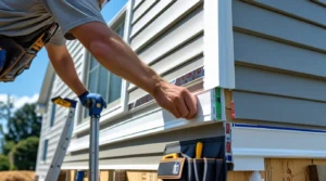 Vinyl siding installation